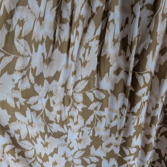 NWT LINE@MODA Made in Italy Floral Abstract Double Print Maxi Skirt Large Boho - Picture 7 of 12